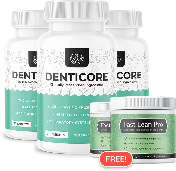 DentiCore 3 bottles 90 day supply bundle